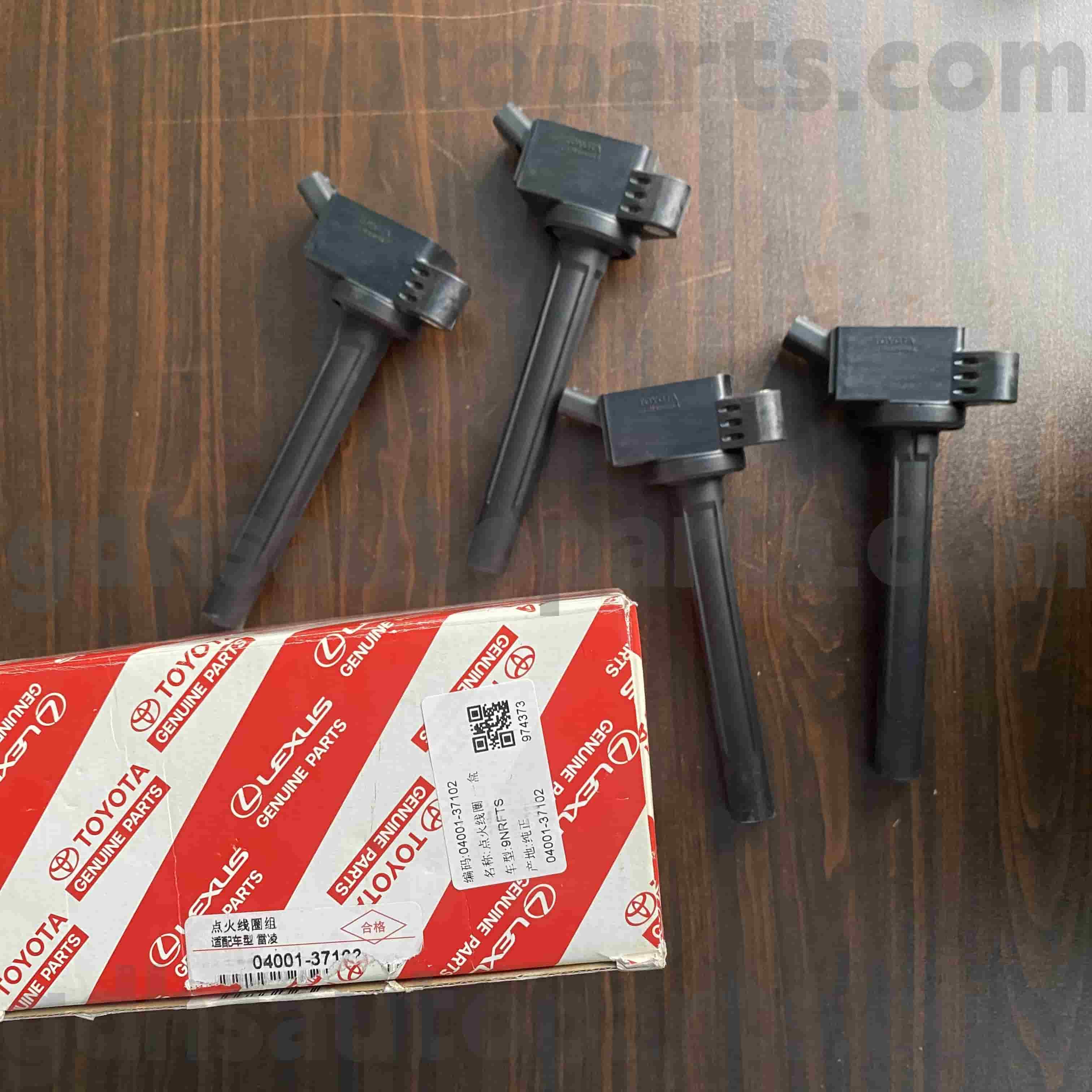 ٹویوٹا کے لئے 04001-37102 ٹویوٹا حقیقی حصے اگنیشن کنڈلی