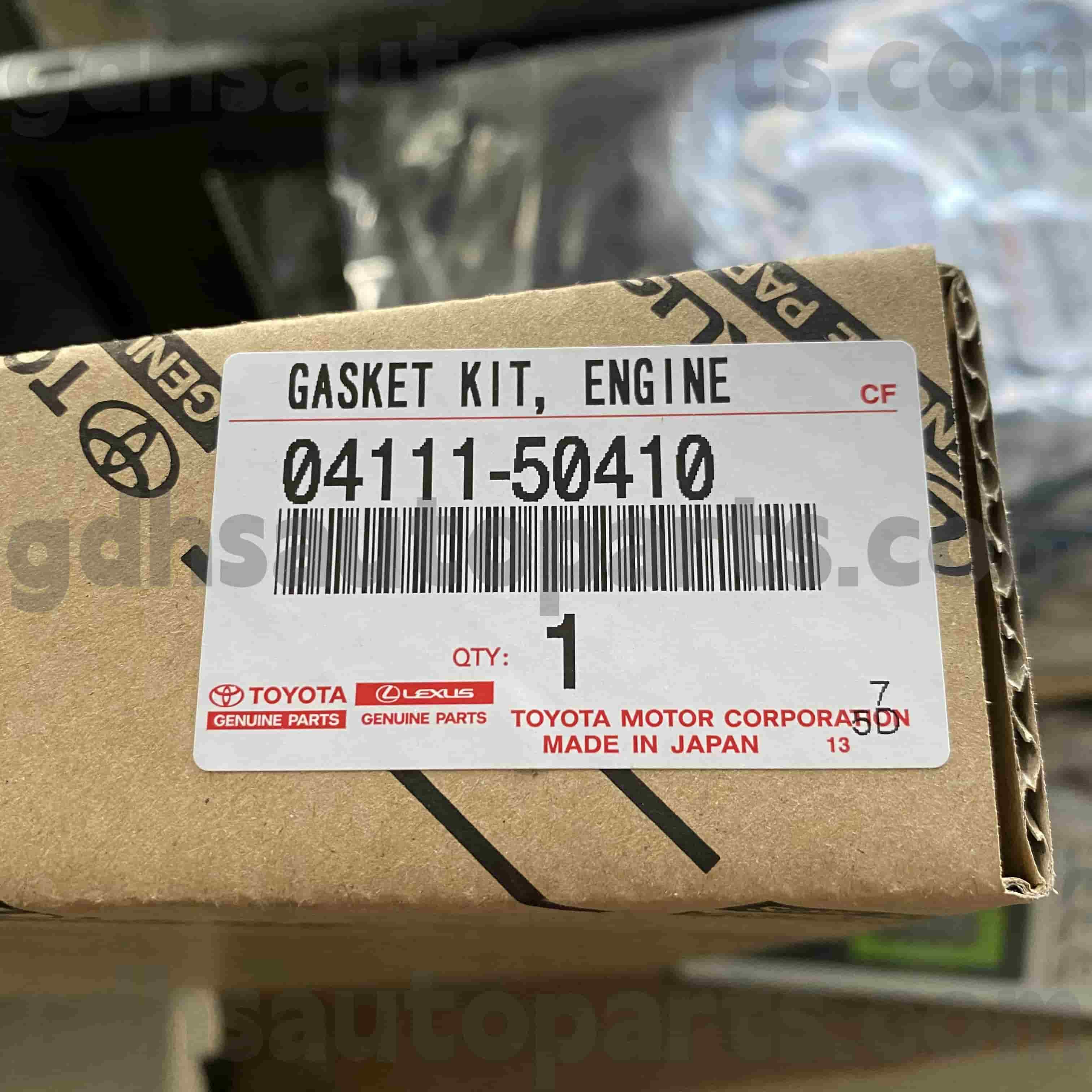 04111-50410 ٹویوٹا حقیقی پرزے انجن اوور ہال کٹ لینڈ کروزر کے لئے