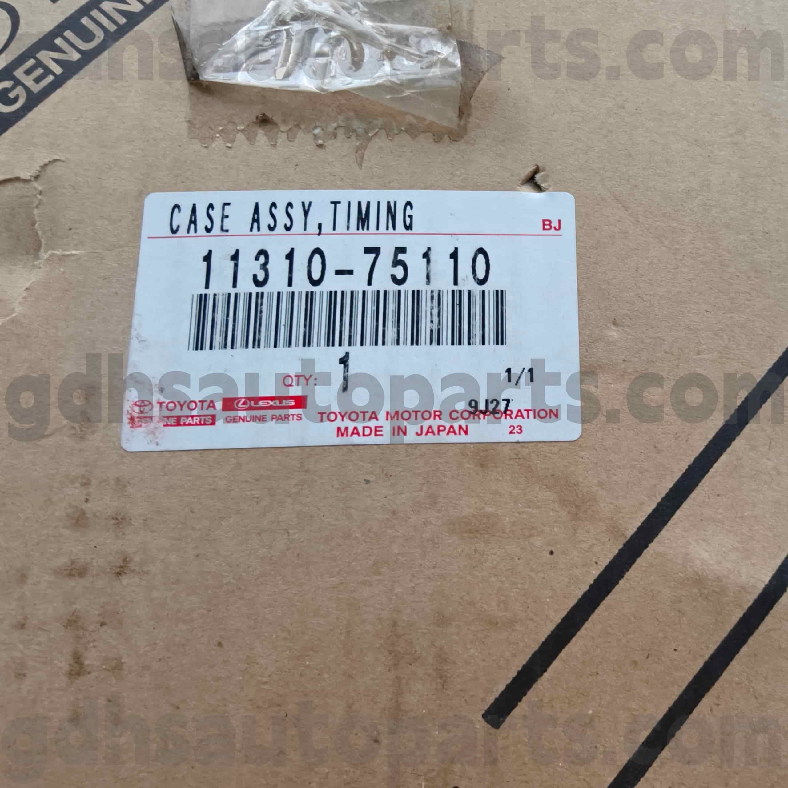 11310-75110 ٹویوٹا کے حقیقی حصے زمینی کروزر پراڈو کے لئے ٹائمنگ کور ، ٹیکوما چیسیس نمبر ٹی آر جے 1550