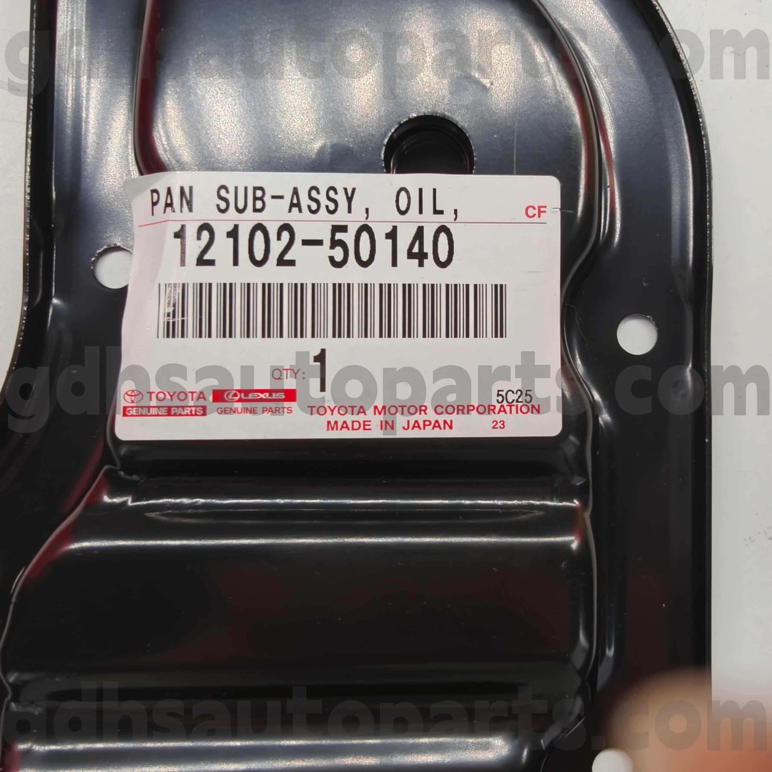 12102-50140 ٹویوٹا حقیقی پرزے آئل پین برائے لینڈ کروزر چیسس نمبر 2 یو زیڈ جے 200