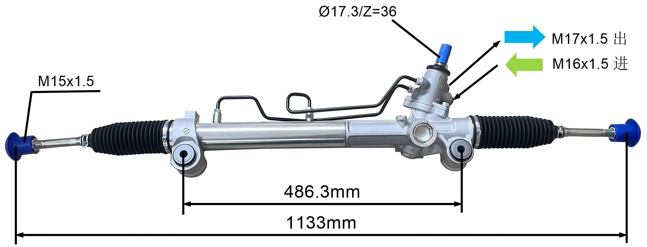 44200-06280 آٹوموٹو اسٹیئرنگ گیئر