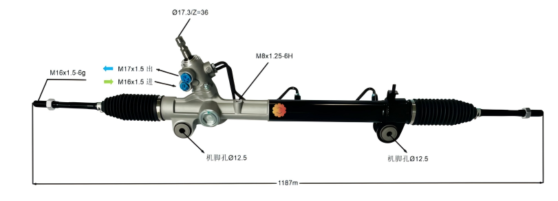 44200-08040 آٹوموٹو اسٹیئرنگ گیئر