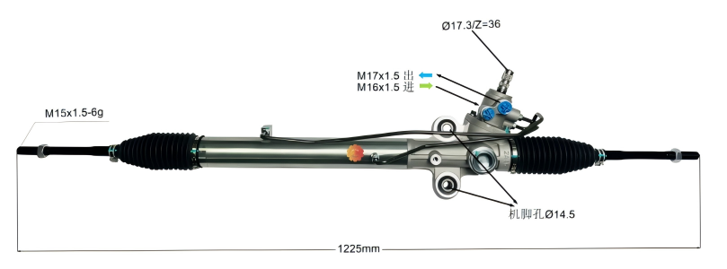 44200-26233 آٹوموٹو اسٹیئرنگ گیئر