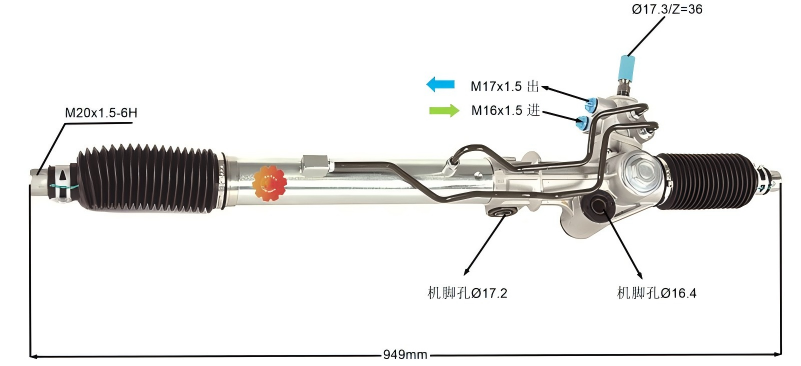 44250-60012 آٹوموٹو اسٹیئرنگ گیئر