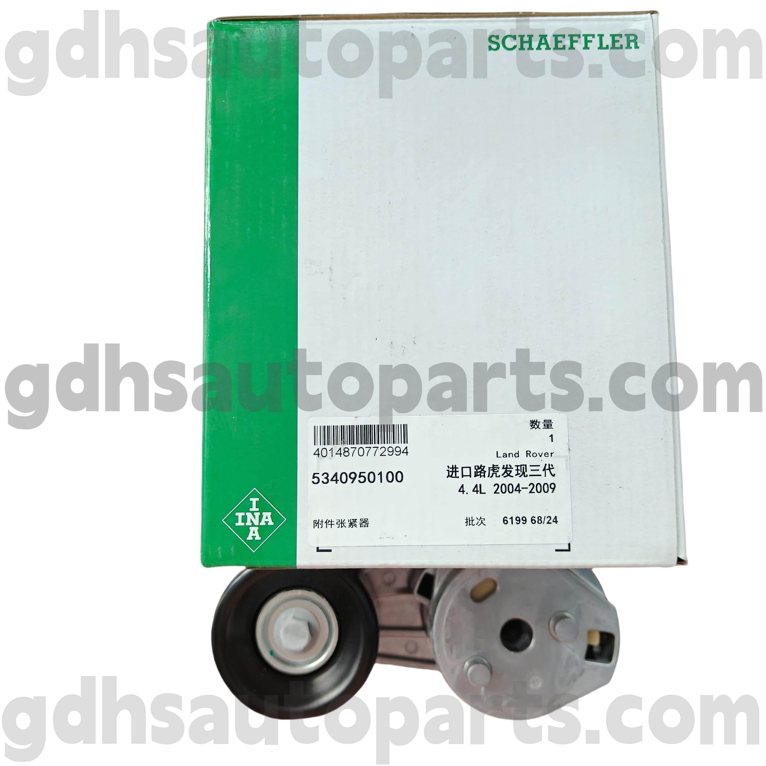 5340950100 شیفلر انا ڈرائیو بیلٹ ٹینشنر برائے رینج روور اسپورٹ OE نمبر. PQG500220