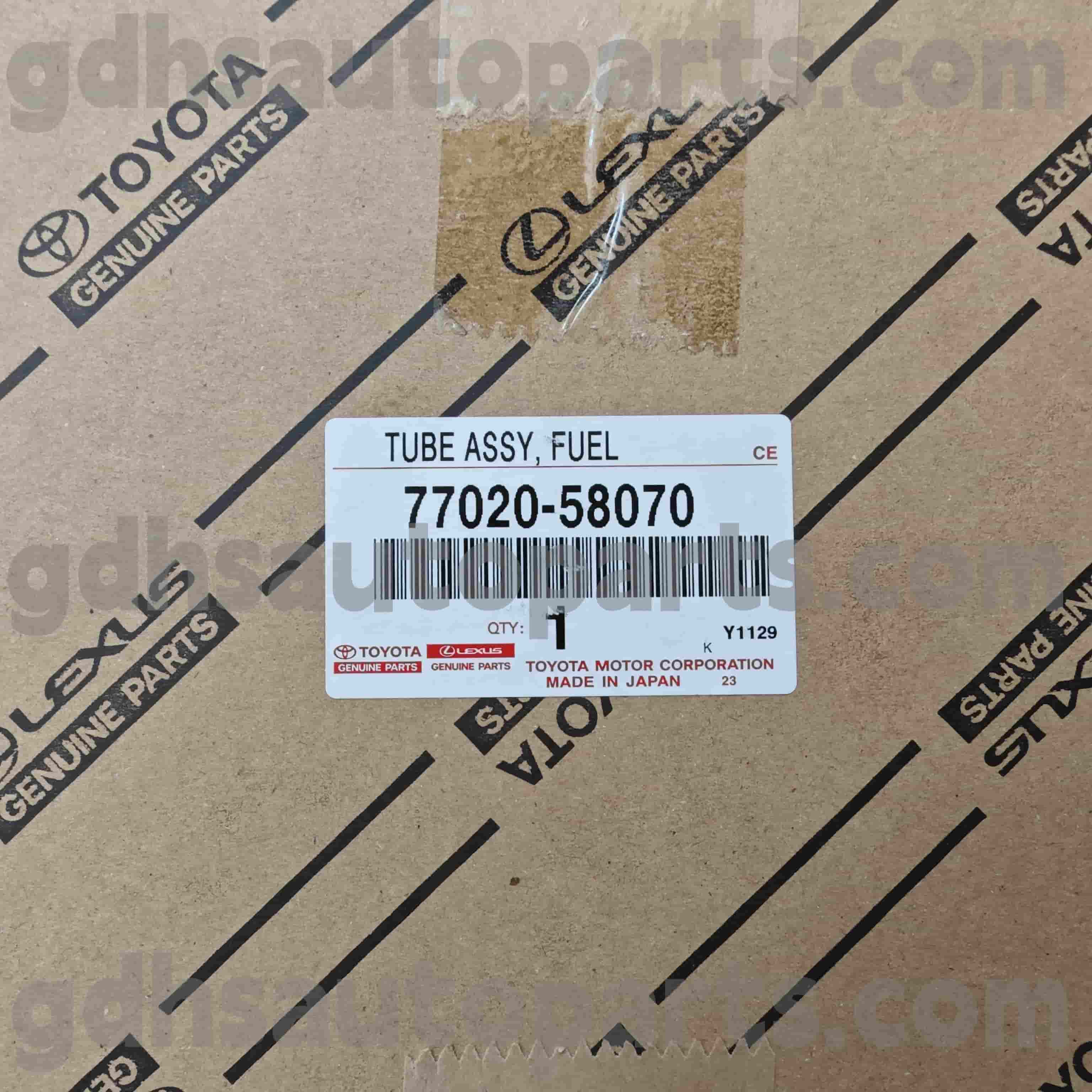 77020-58070 ٹویوٹا حقیقی حصے فیول پمپ برائے الفاڈ/ویل فائر 、 لیکسس ایل ایم 350/ایل ایم 300 ایچ چیسیس نمبر۔ GGH30